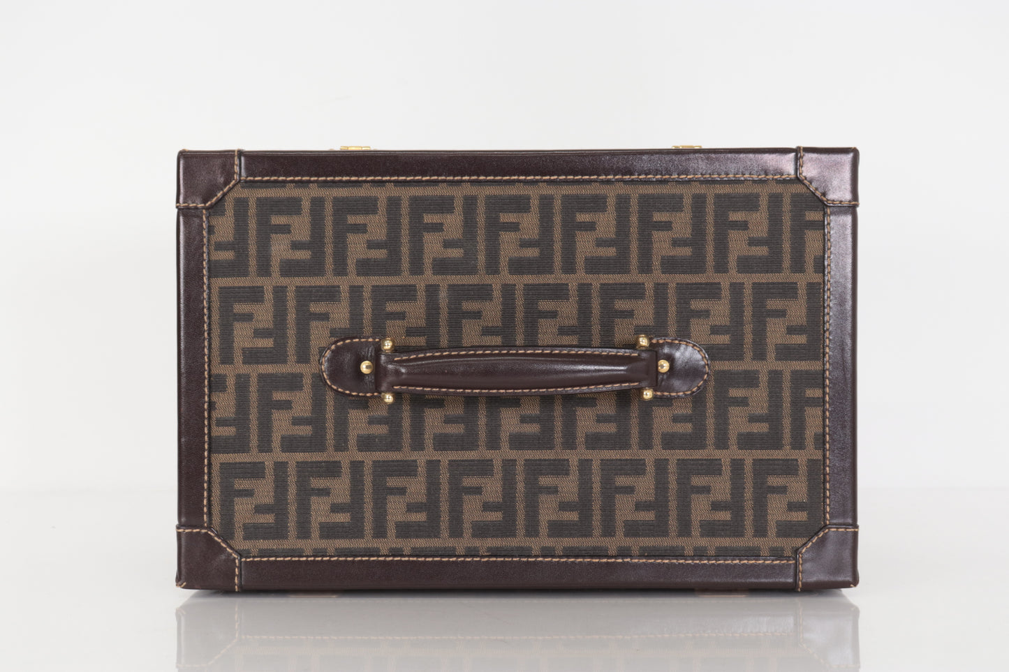 FENDI Vanity Handbag with Dial Lock Mirror