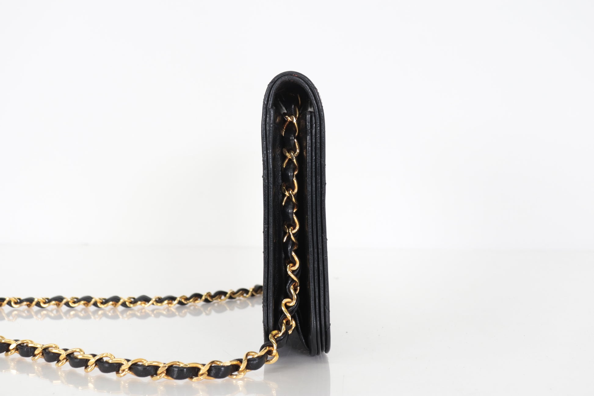 CHANEL Pushlock Ram Chain Shoulder Shoulder Bag