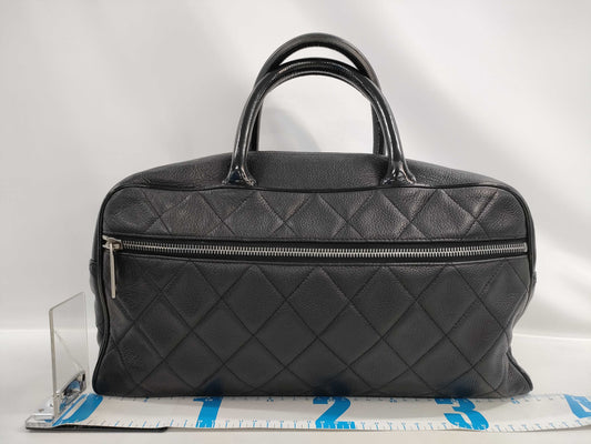 CHANEL X1 Caviar Skin Handbag with Chain, Black