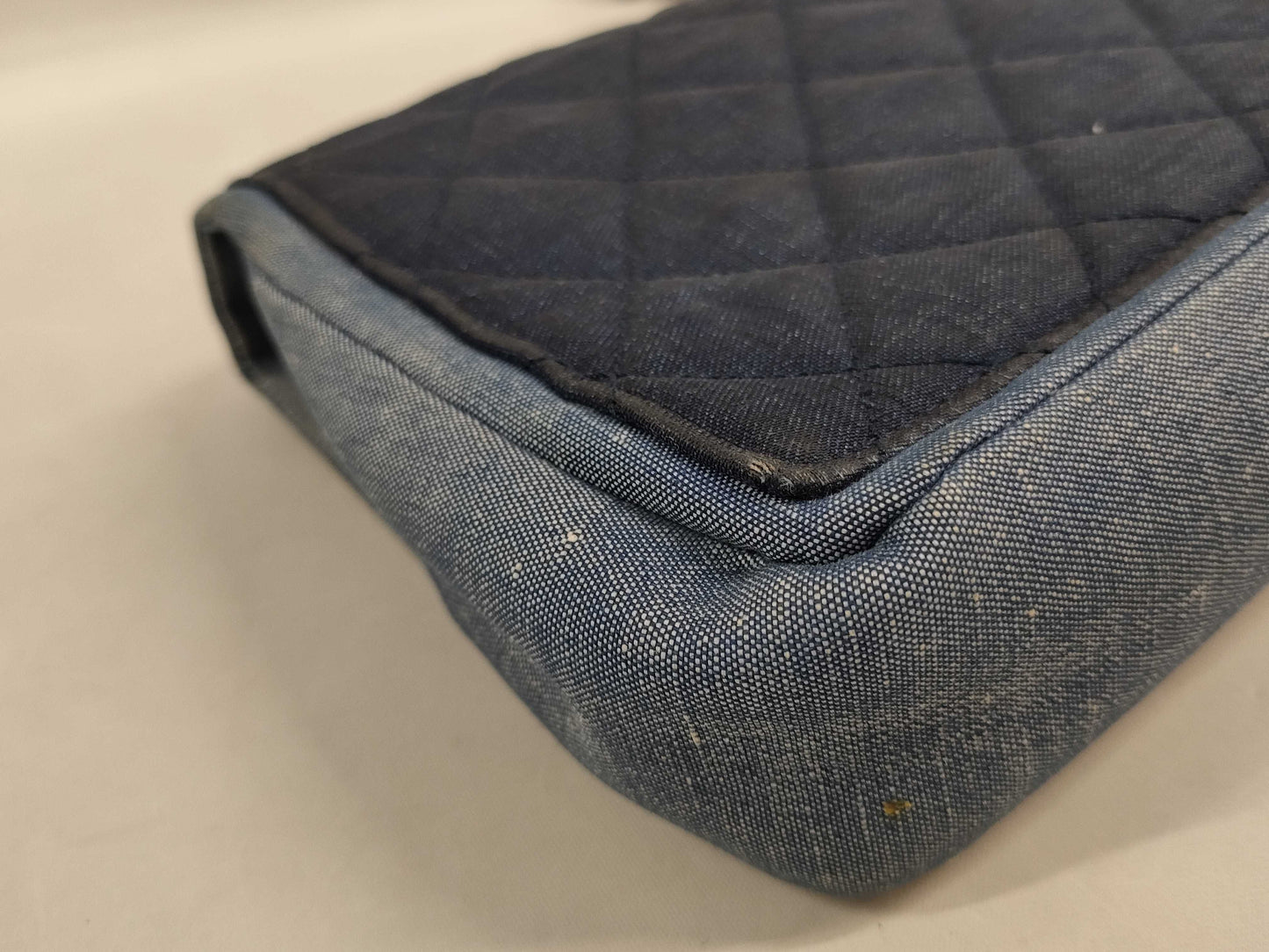 CHANEL X3 CHANEL Matelasse Denim Chain Shoulder Bag
