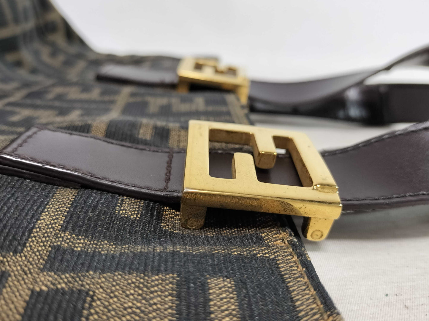 FENDI Zucca Pattern X4 FENDI Zucca Zucchino Handbag Handbag