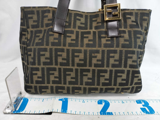 FENDI Zucca Pattern X4 FENDI Zucca Zucchino Handbag Handbag