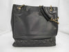 CHANEL Lambskin Chain Shoulder Black Shoulder Bag