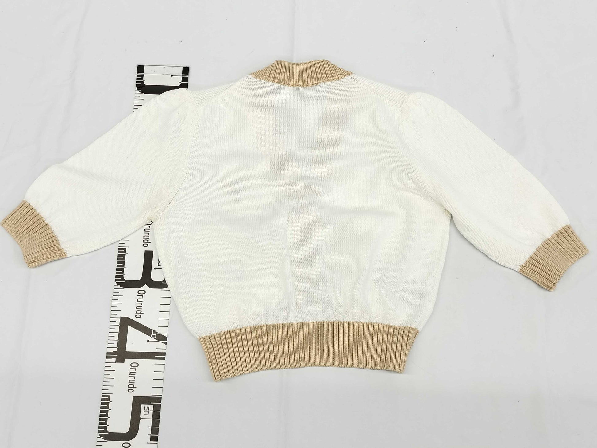 PRADA Prada Short Cardigan with Logo, RFID Verified, Size 38