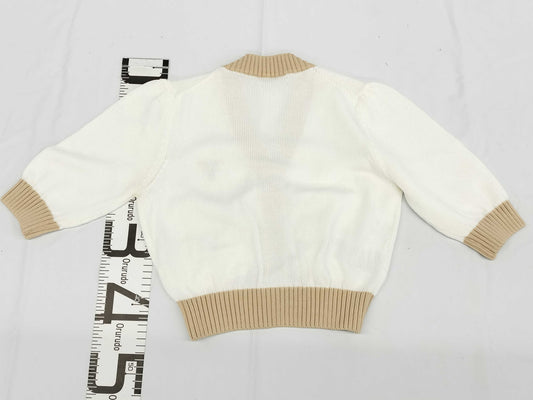 PRADA Prada Short Cardigan with Logo, RFID Verified, Size 38