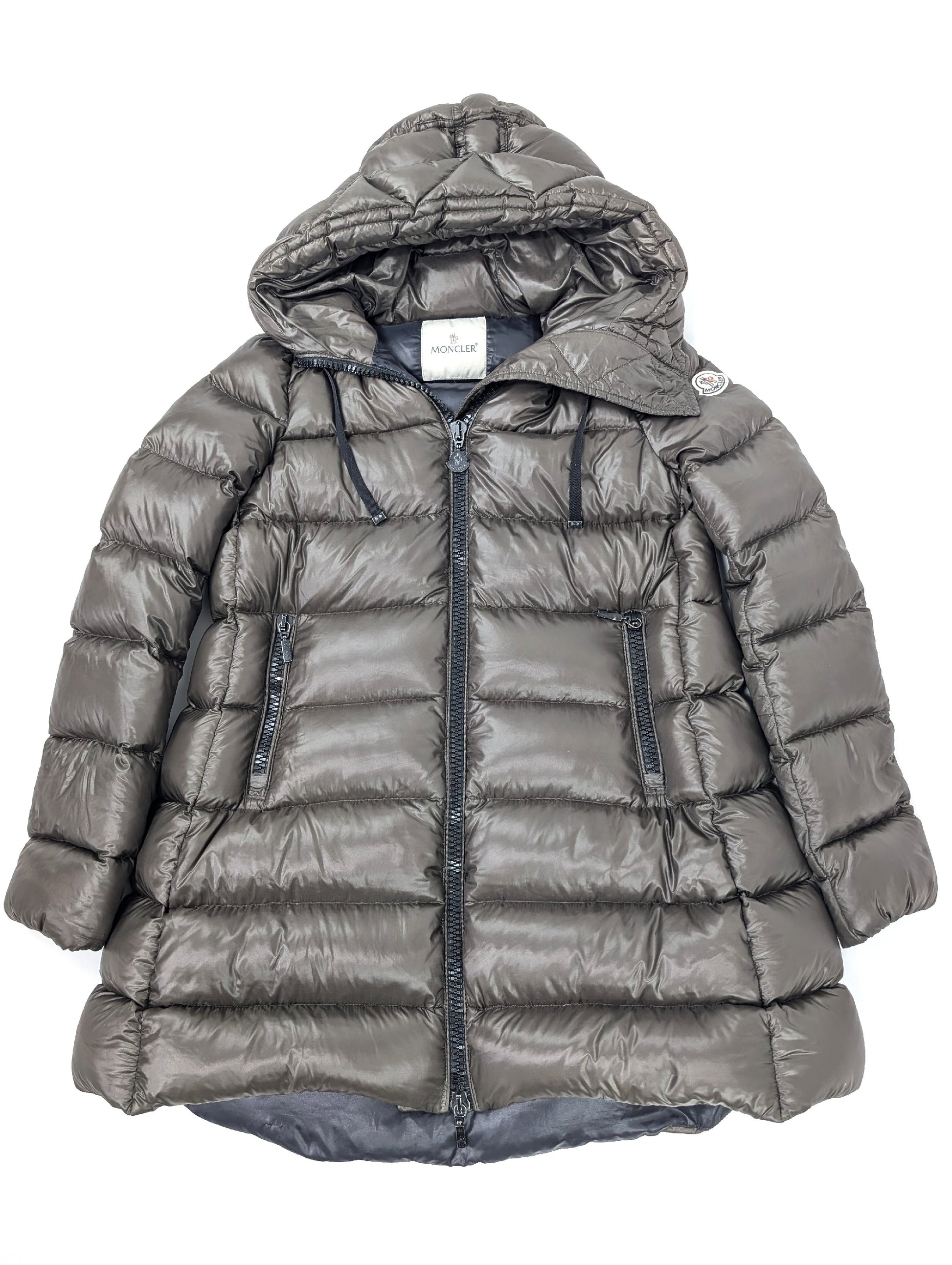 MONCLER Moncler SUYEN Size 0 Khaki Down Coat
