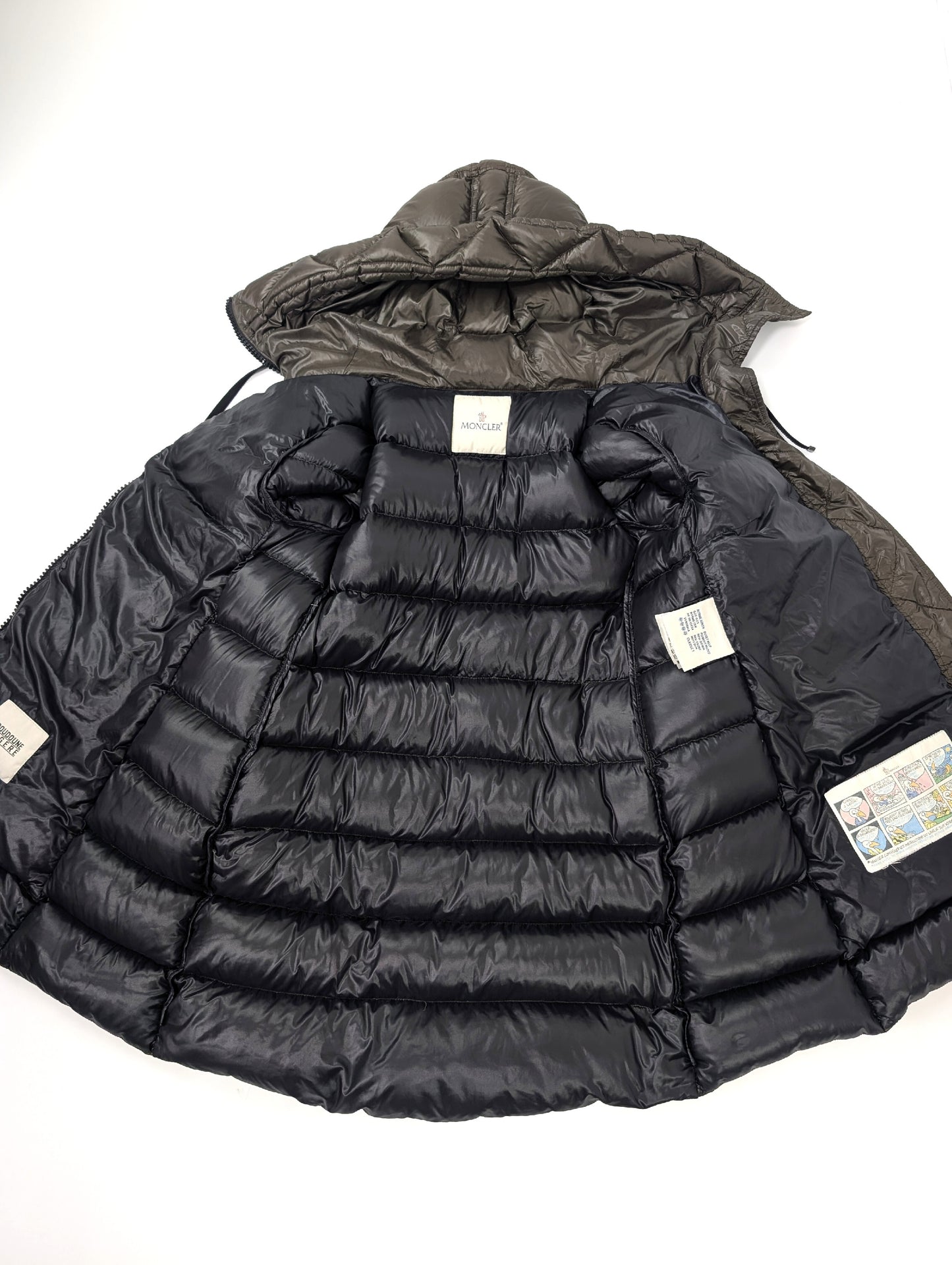MONCLER Moncler SUYEN Size 0 Khaki Down Coat