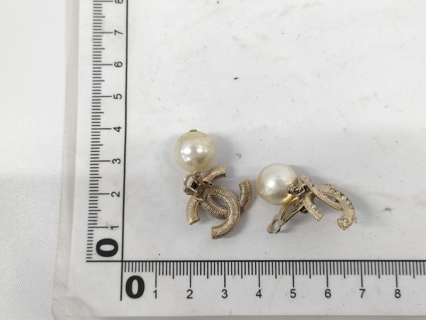 CHANEL CHANEL Earrings Pearl Coco Mark Swing B16P Earrings