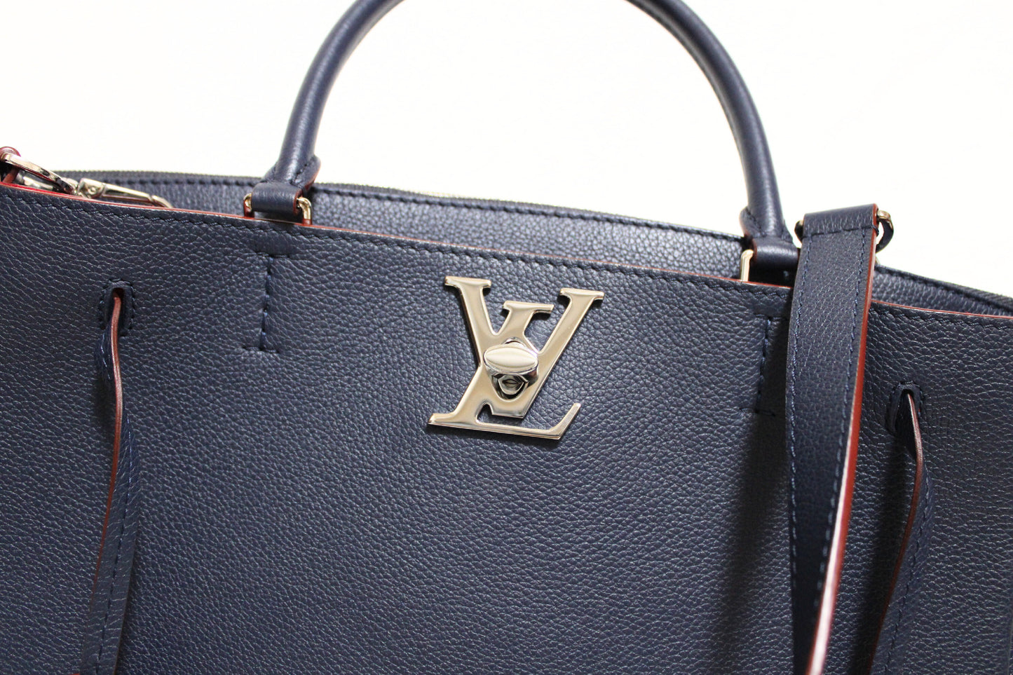 LOUIS VUITTON Vuitton LV Logo Rock Meat 2WAY Shoulder Bag Navy Shoulder Bag