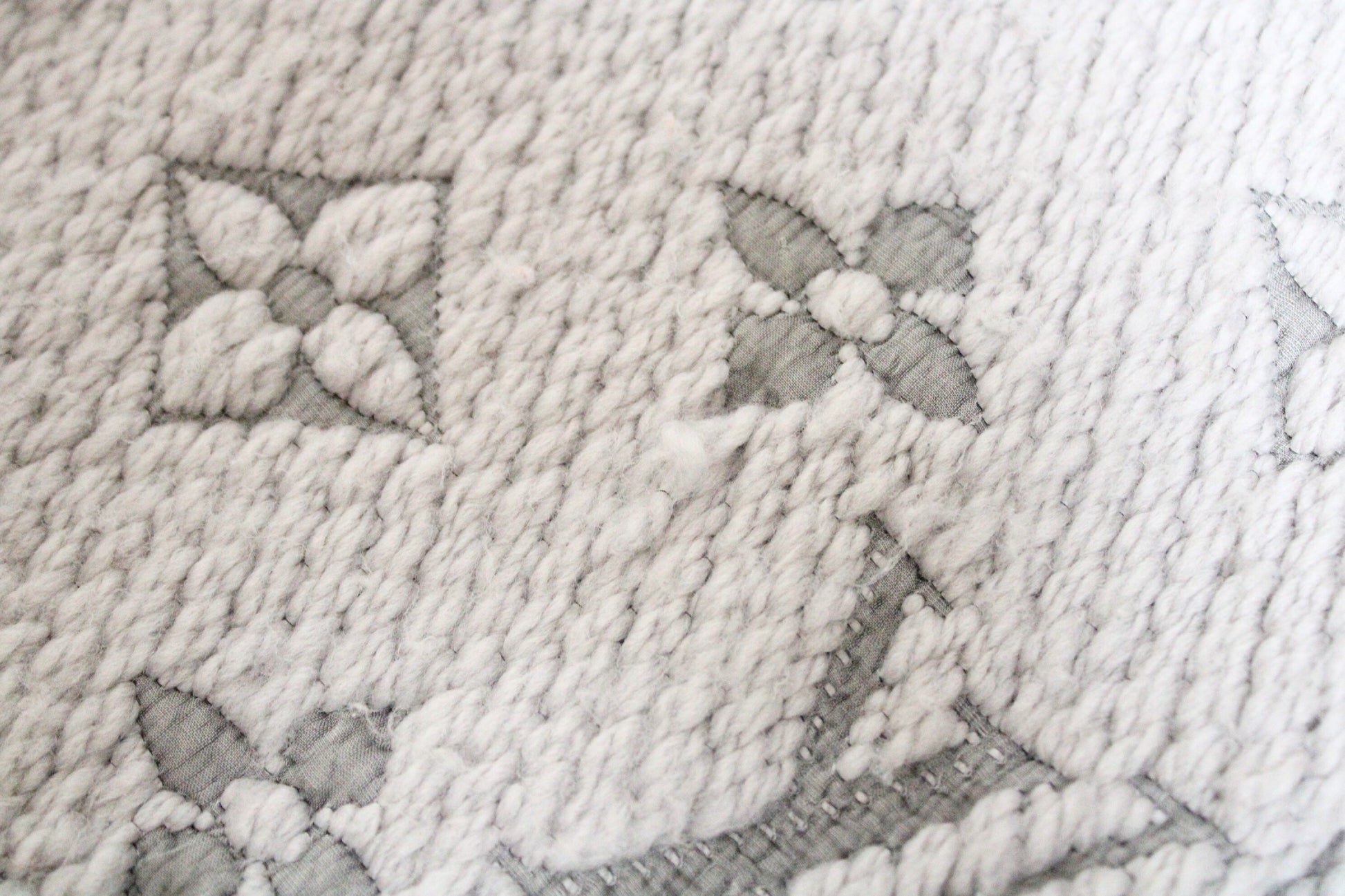 LOUIS VUITTON Vuitton Muffler Echarp Logomania Silk Wool Grey Muffler