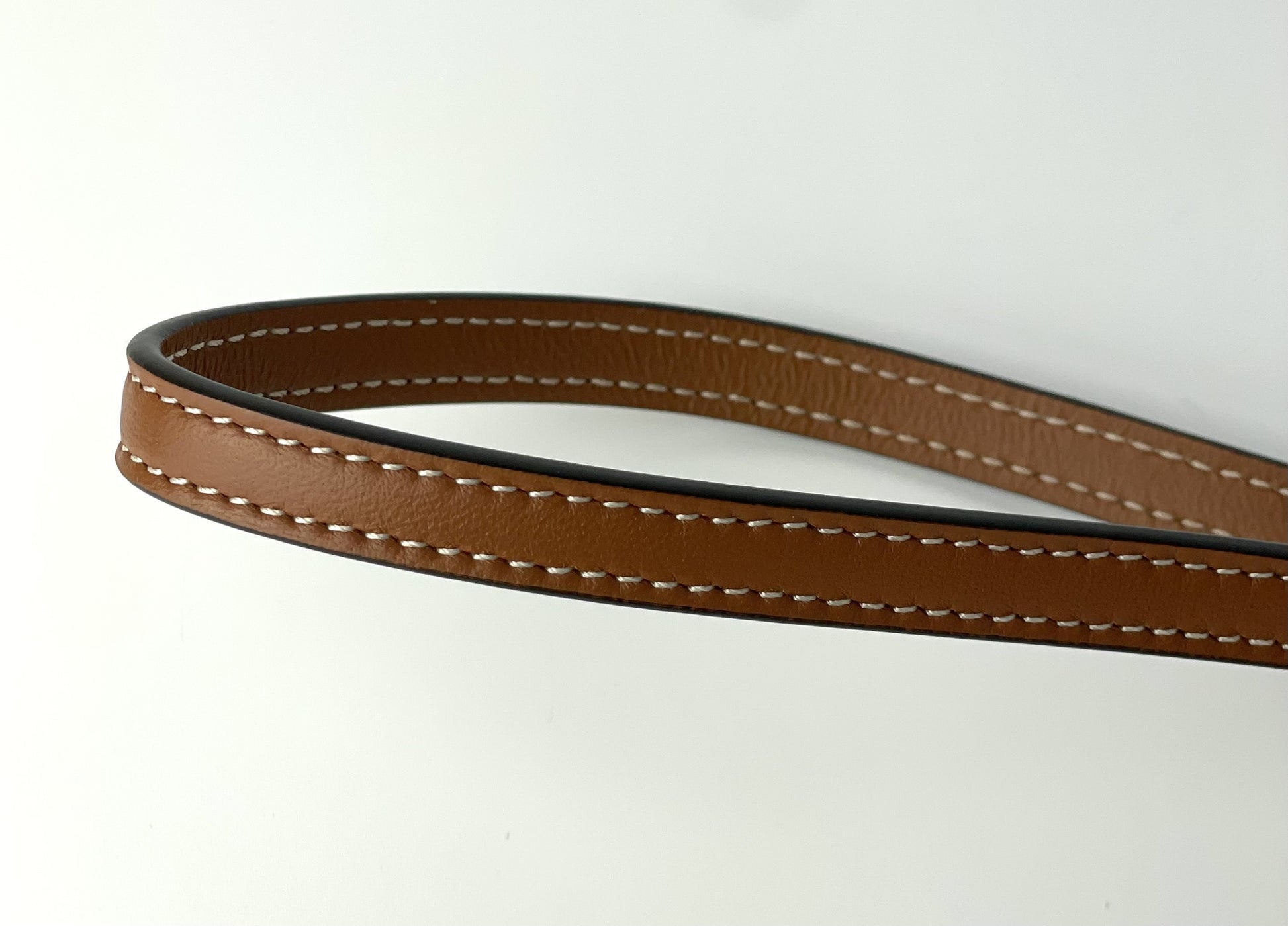 CELINE Drawstring Cuile Triomphe Leather Brown Shoulder Bag