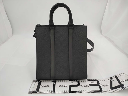 LOUIS VUITTON LV Sac Plat Cross M21884 Black RFID Enabled Shoulder Bag