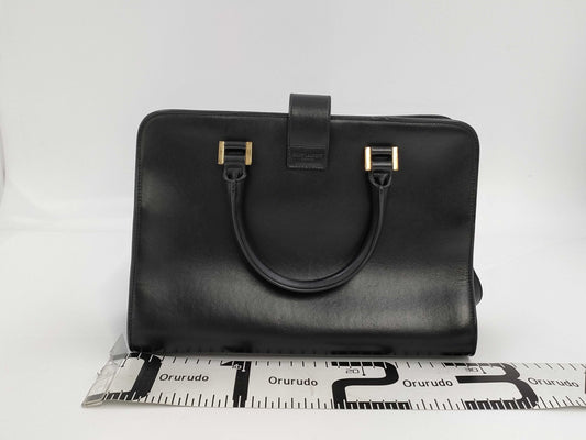 SAINT LAURENT Saint Laurent Paris Navy Cabas Black Handbag