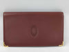 Cartier Must Line Bifold Wallet with Clasp Closure, Bordeaux, with Box