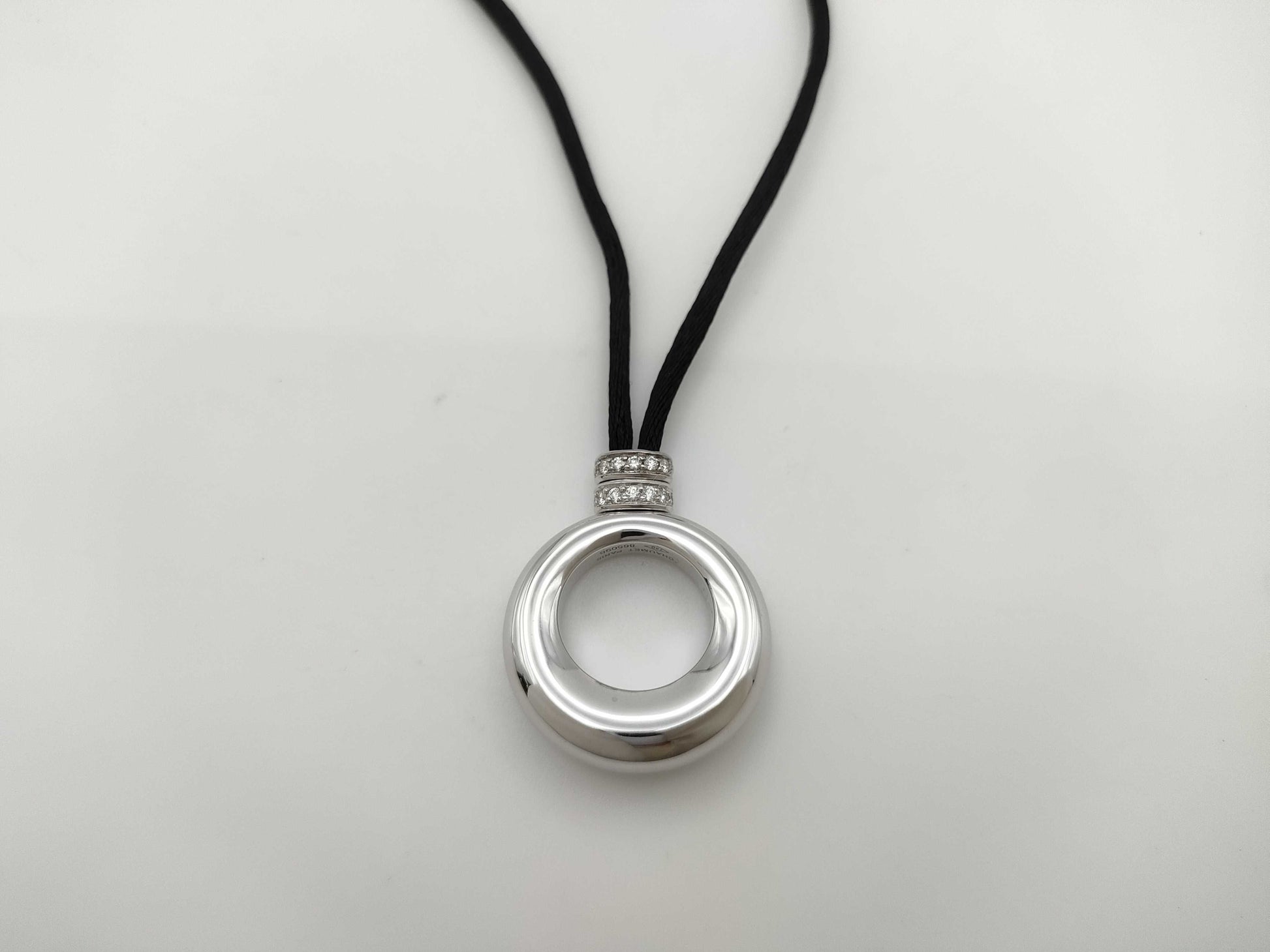 CHAUMET Ano Diamond WG 750 20.5g Necklace