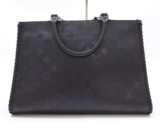 LOUIS VUITTON M54147 Monogram Very Zip Tote Noir with Padlock, Two Keys, Cloche, Shoulder Strap, Dust Bag, RFID Ready