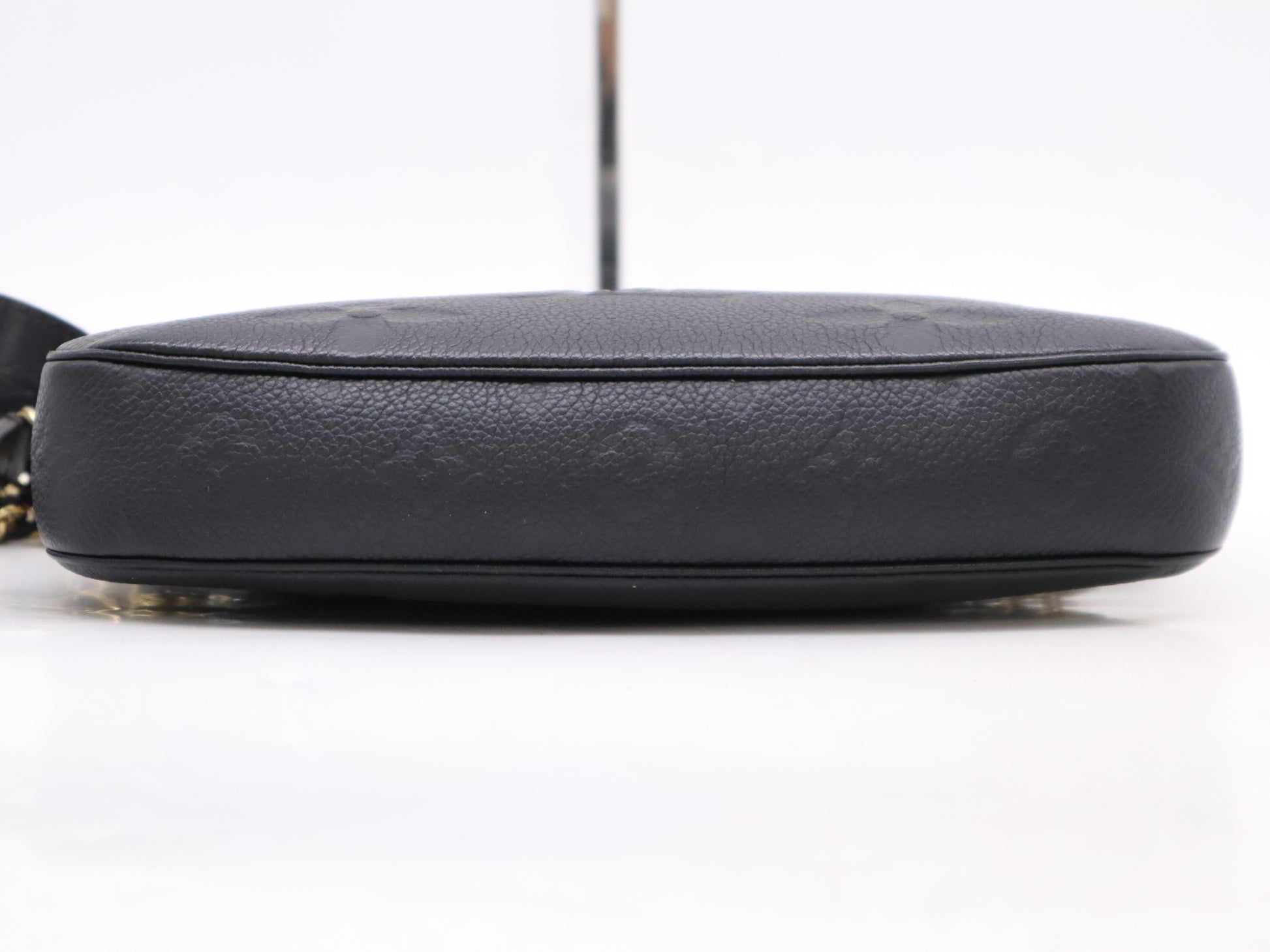 LOUIS VUITTON M80399 Monogram Unplanted Myrti Pochette Accessoir Noir with Shoulder Strap, Chain Strap, Storage Bag, Box with RFID Response Handbag