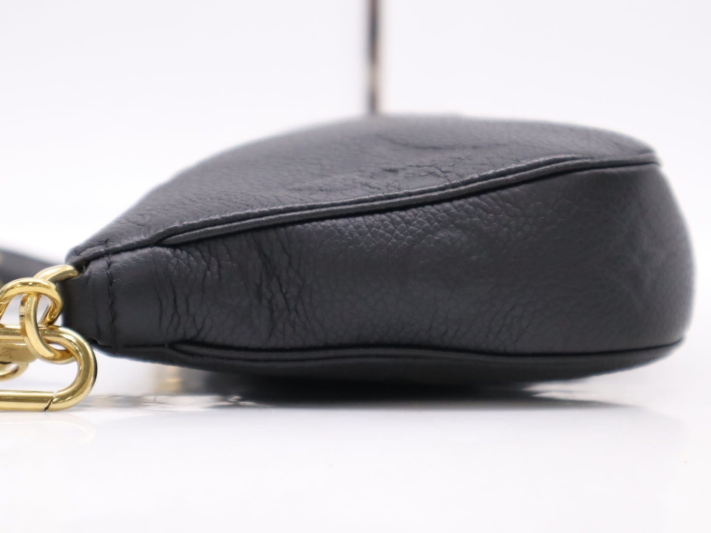 LOUIS VUITTON M80399 Monogram Unplanted Myrti Pochette Accessoir Noir with Shoulder Strap, Chain Strap, Storage Bag, Box with RFID Response Handbag