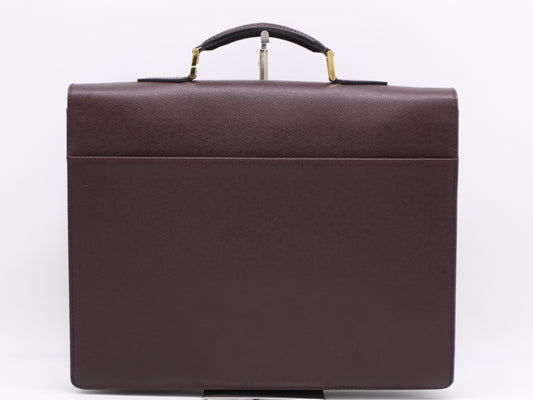 LOUIS VUITTON M30076 Taiga Serviet Clad Akajou RI0043 Business Bag