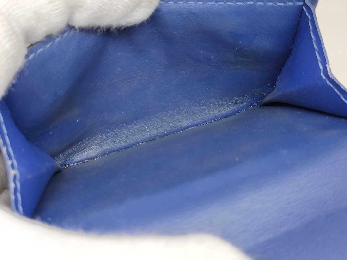 LOUIS VUITTON M67620 Taiga Rama Discovery Compact Wallet Cobalt