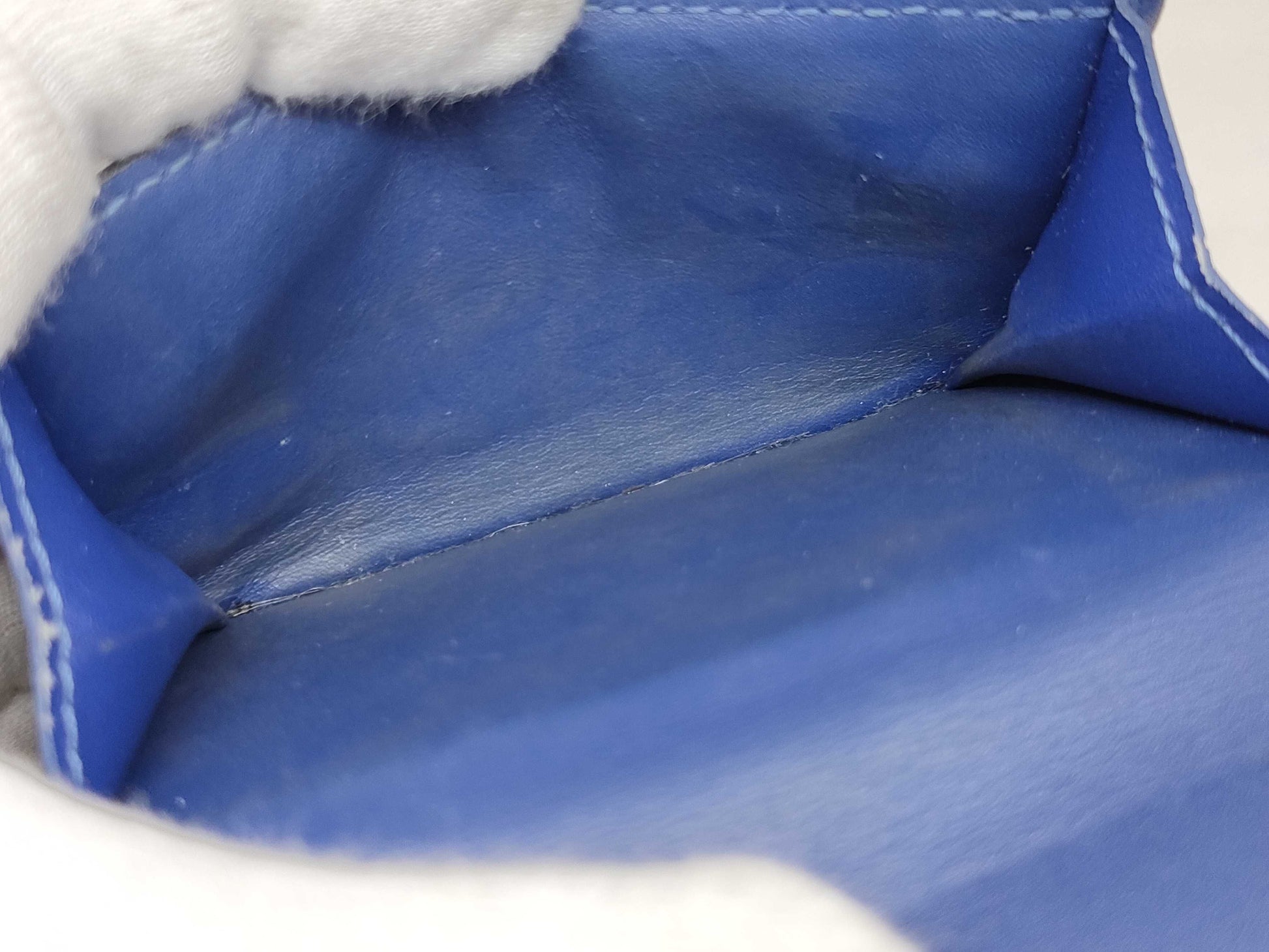 LOUIS VUITTON M67620 Taiga Rama Discovery Compact Wallet Cobalt