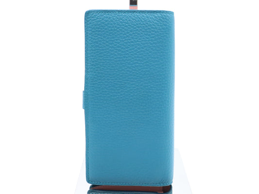 LOUIS VUITTON M81499 Taurillon LV Vertical Wallet Capucines Corvert with Box and Dust Bag