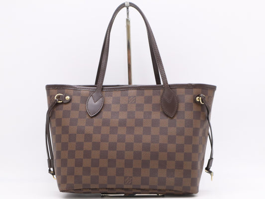 LOUIS VUITTON N51109 Damier Neverfull PM Old-Style Tote Bag