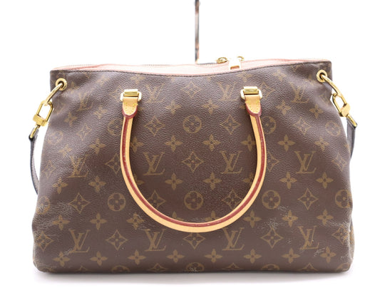 LOUIS VUITTON M43400 Pallas Rose Poudre Handbag with Shoulder Strap
