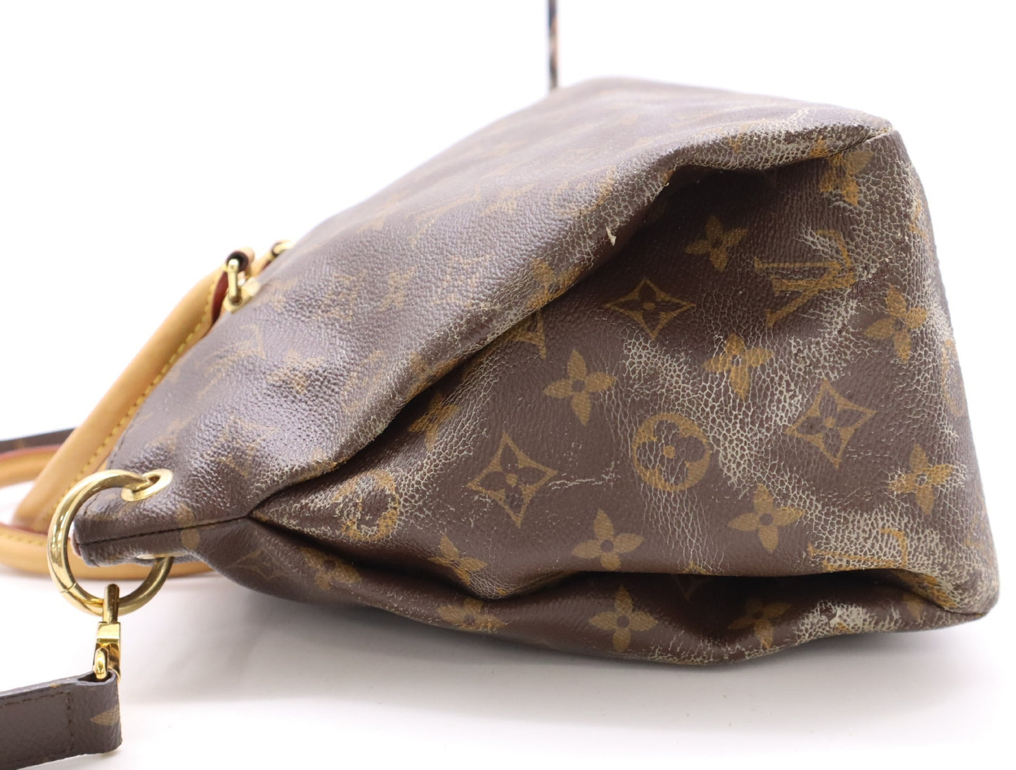 LOUIS VUITTON M43400 Pallas Rose Poudre Handbag with Shoulder Strap