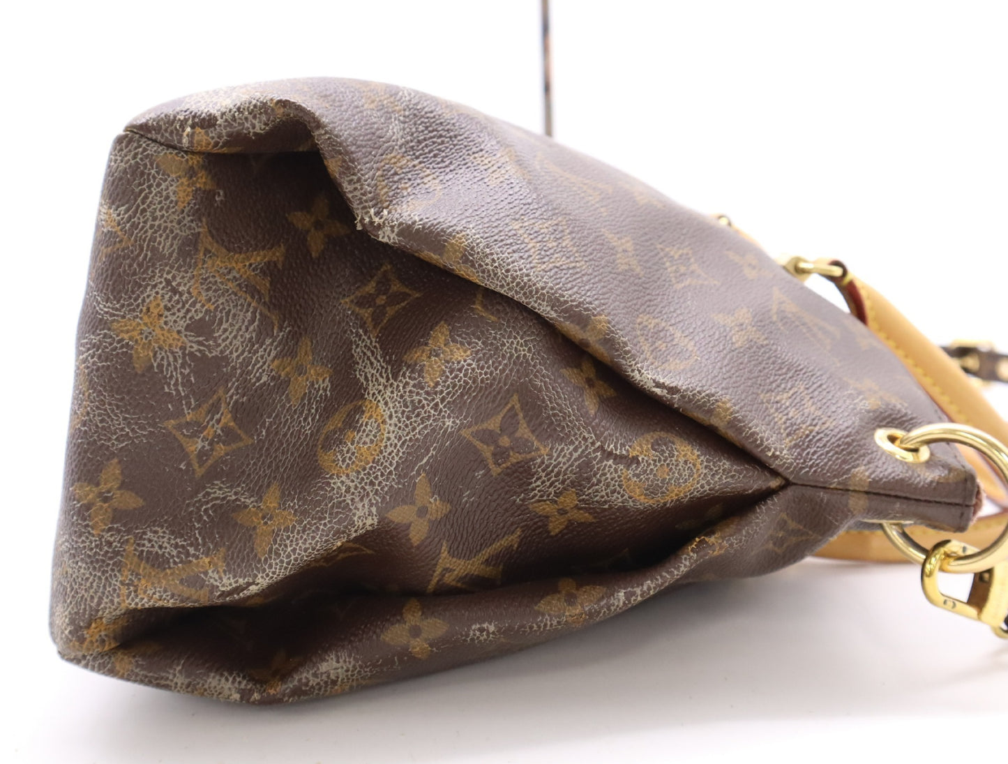 LOUIS VUITTON M43400 Pallas Rose Poudre Handbag with Shoulder Strap