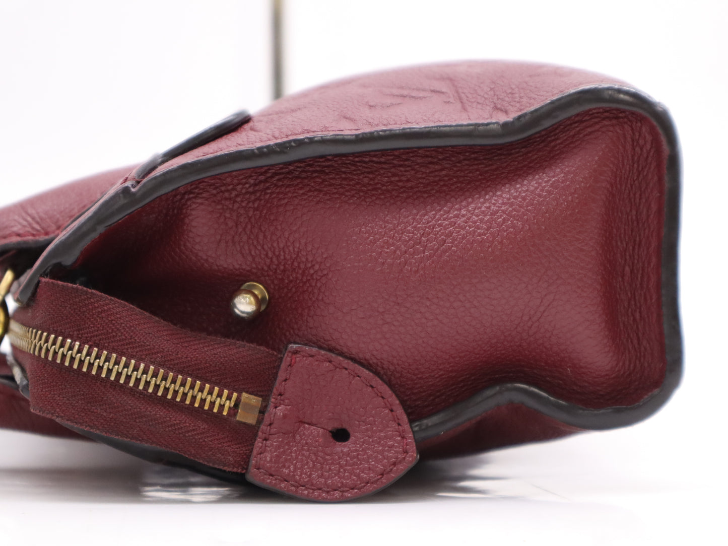 LOUIS VUITTON M43218 Empreinte Pont Neuf Mini Raisin Handbag with Shoulder Strap