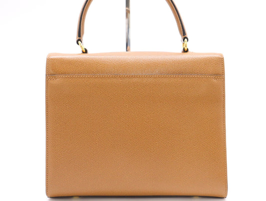 CELINE Leather Handbag Brown with Dust Bag