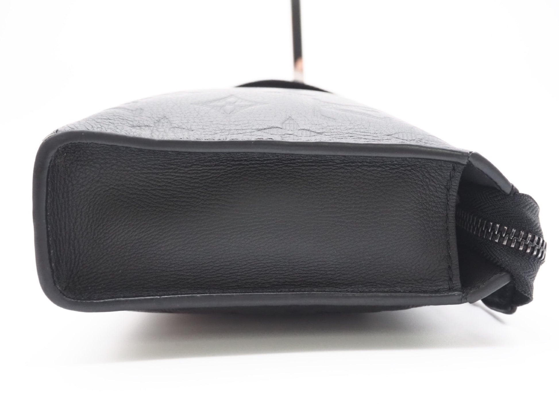 LOUIS VUITTON M81115 Monogram Shadow Gaston Wearable Wallet Noir RFID Enabled Shoulder Bag with Box, Dust Bag, and Shoulder Strap