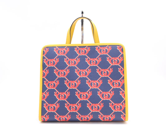 GUCCI 605614 GG Supreme Canvas Children's Tote Bag Handbag