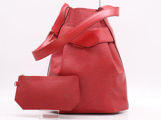 LOUIS VUITTON M80197 Sac de Paul PM Shoulder Bag in Castilian Red with Pouch