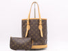 LOUIS VUITTON M42238 Monogram Bucket PM Tote Bag with Pouch