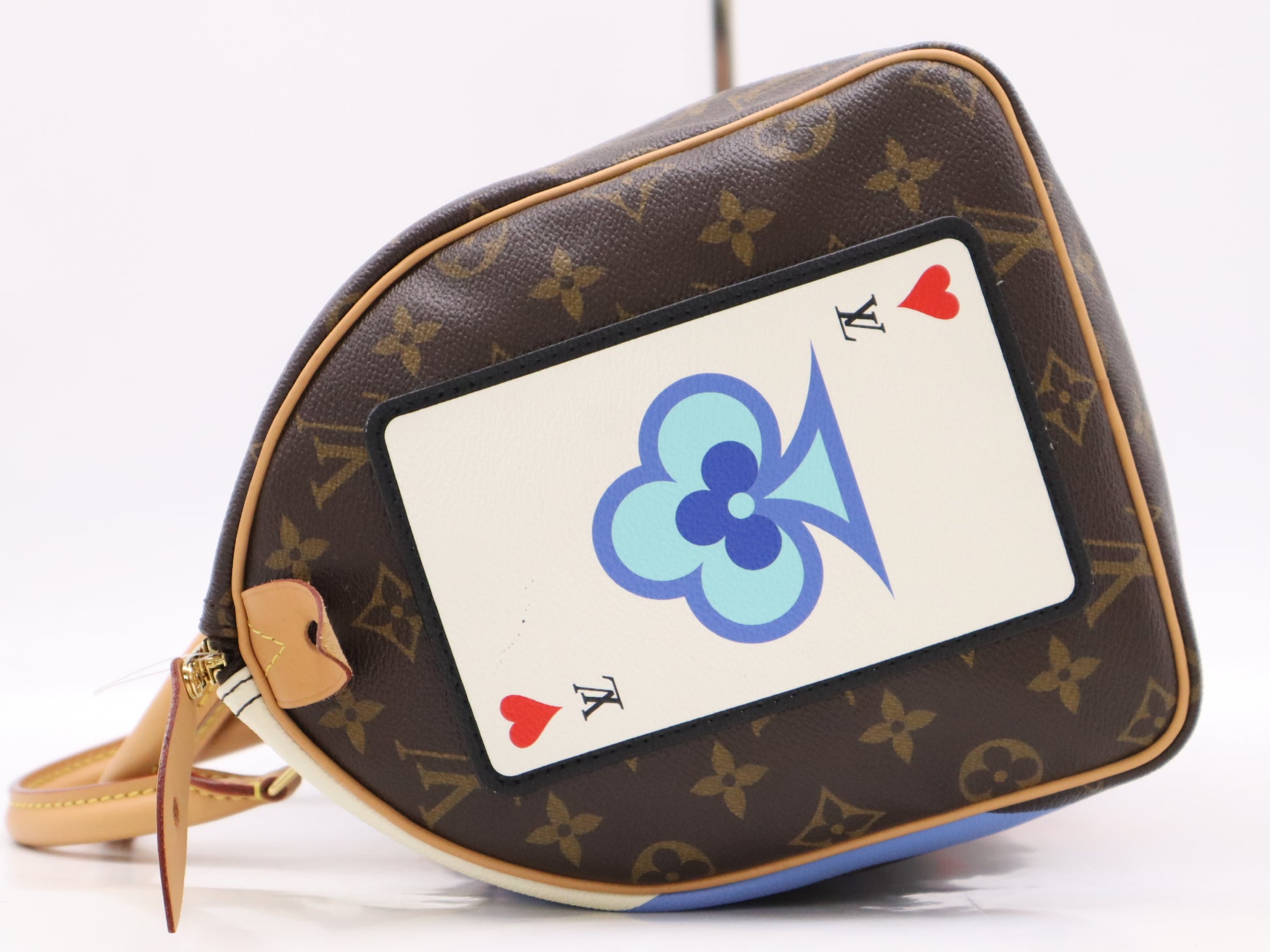 LOUIS VUITTON M57451 Monogram Game On Collection Speedy Bandouliere 30 RFID Verified Handbag with Shoulder Strap, Padlock, Two Keys, and Dust Bag