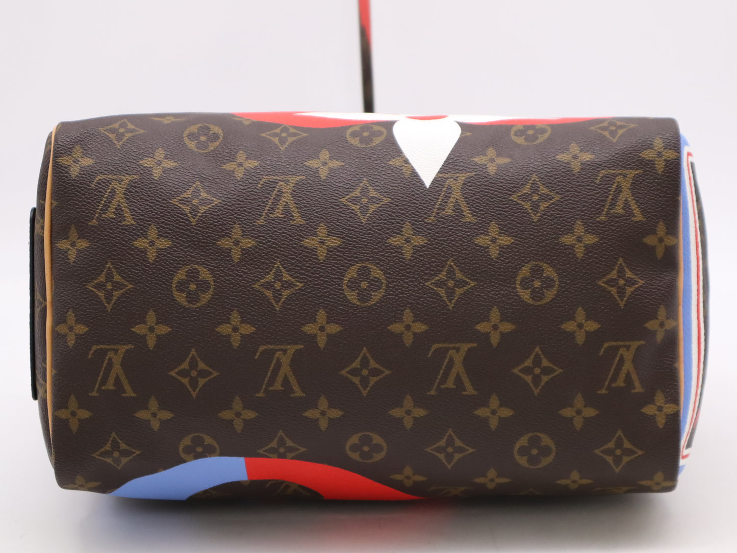 LOUIS VUITTON M57451 Monogram Game On Collection Speedy Bandouliere 30 RFID Verified Handbag with Shoulder Strap, Padlock, Two Keys, and Dust Bag