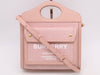 BURBERRY 80317461 Canvas Leather Mini Pocket Bag, Pink, 2-way Shoulder Bag with Shoulder Strap, Handbag