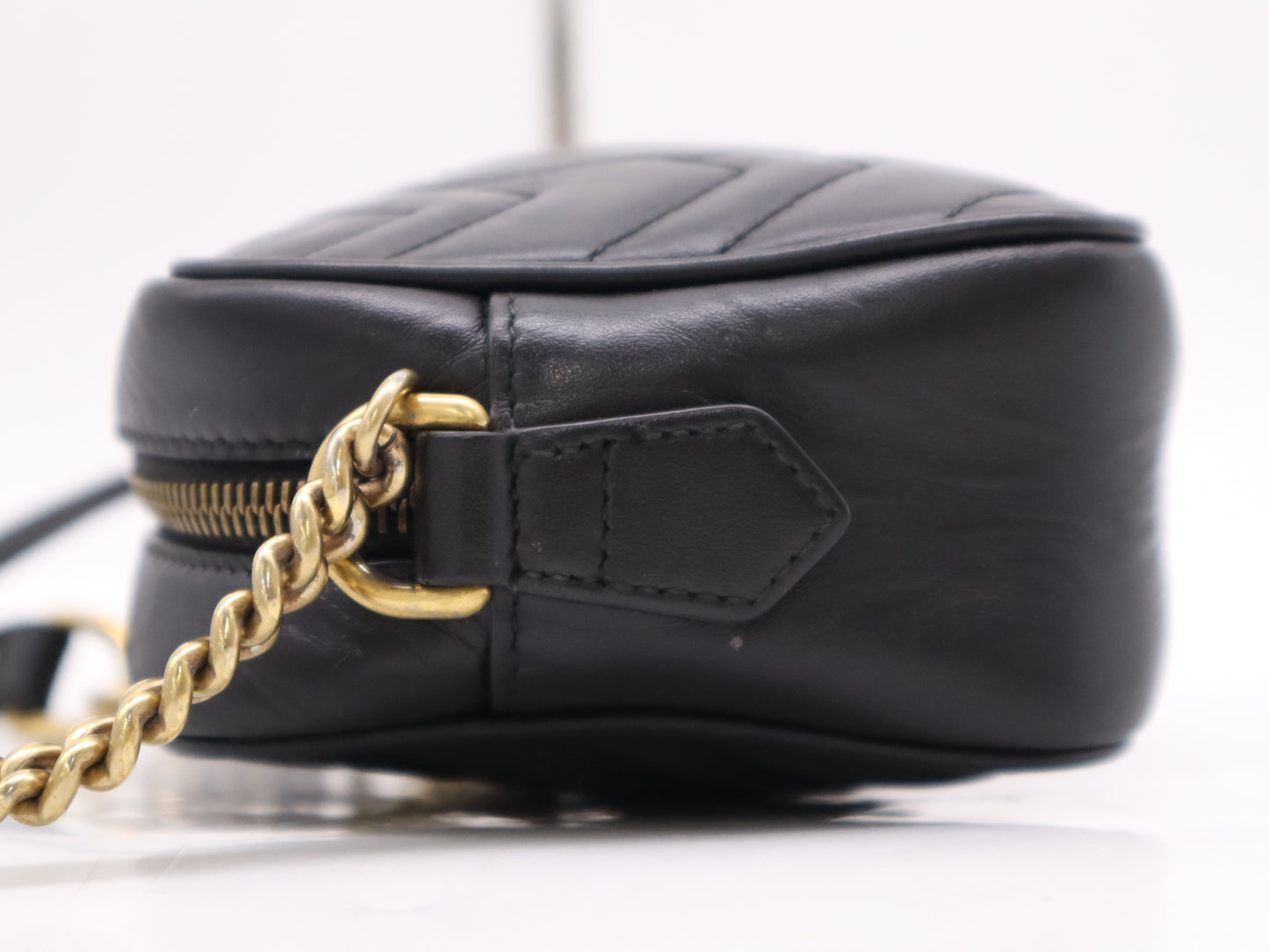 GUCCI 448065GG Marmot Mini Camera Bag Shoulder Bag