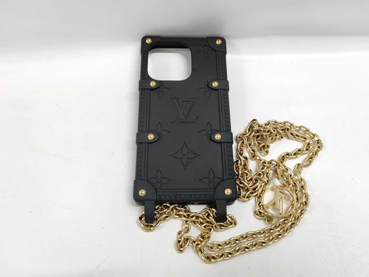LOUIS VUITTON M81997 Monogram Trunk IPHONE 14 PRO Noir Other Accessories
