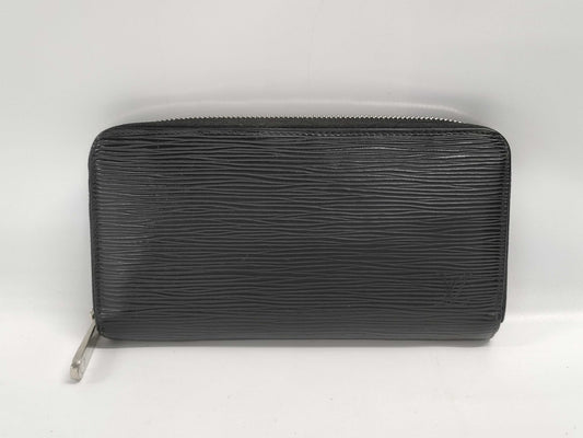 LOUIS VUITTON M61857 Epi Zippy Wallet Noir Wallet