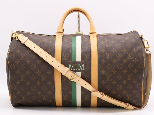 LOUIS VUITTON M41416 Monogram Keepall Bandouliere 50 Boston Bag with Shoulder Strap and Dust Bag