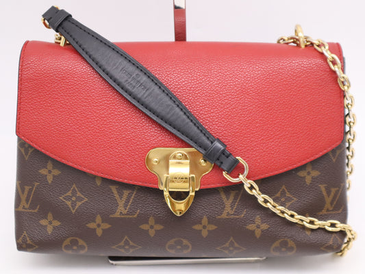 LOUIS VUITTON M43713 Monogram Saint-Placide Cerise Shoulder Bag