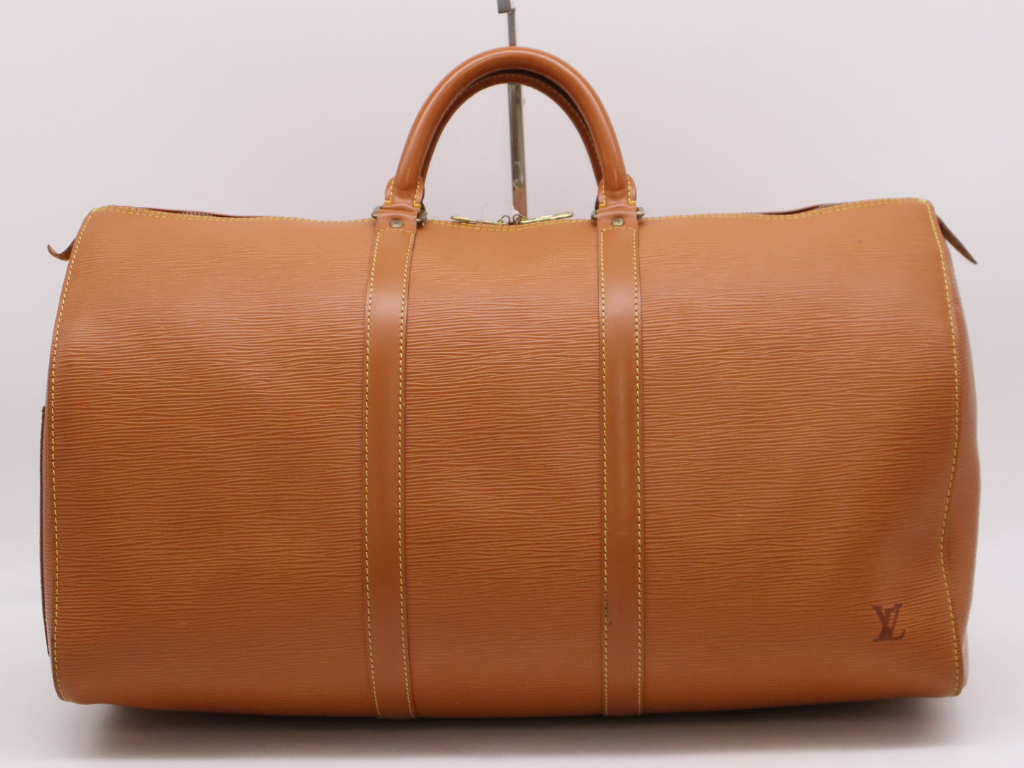 LOUIS VUITTON M42968 EpiKeepall 50 Zipangu Gold Boston Bag