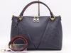 LOUIS VUITTON M44397 Monogram Empreinte V Tote MM Marine Rouge with Name Tag and Shoulder Strap CA0159 Tote Bag