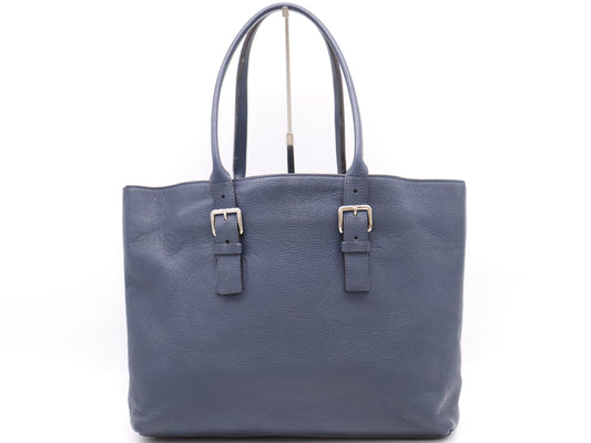 LOUIS VUITTON Taurillon Leather Cabas Voyage Navy Tote Bag UB0196