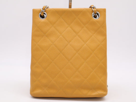 CHANEL Caviar Skin Matelasse Shoulder Bag with Seal and Card 5944773 Shoulder Bag