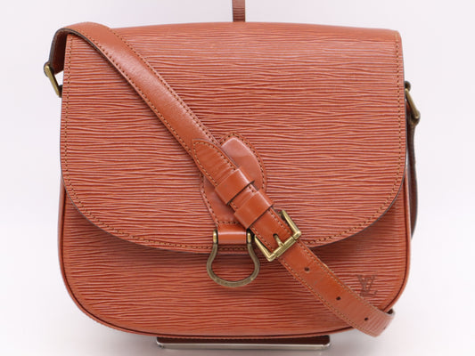 LOUIS VUITTON M52193 Epi Saint-Cloud Kenya Brown Shoulder Bag