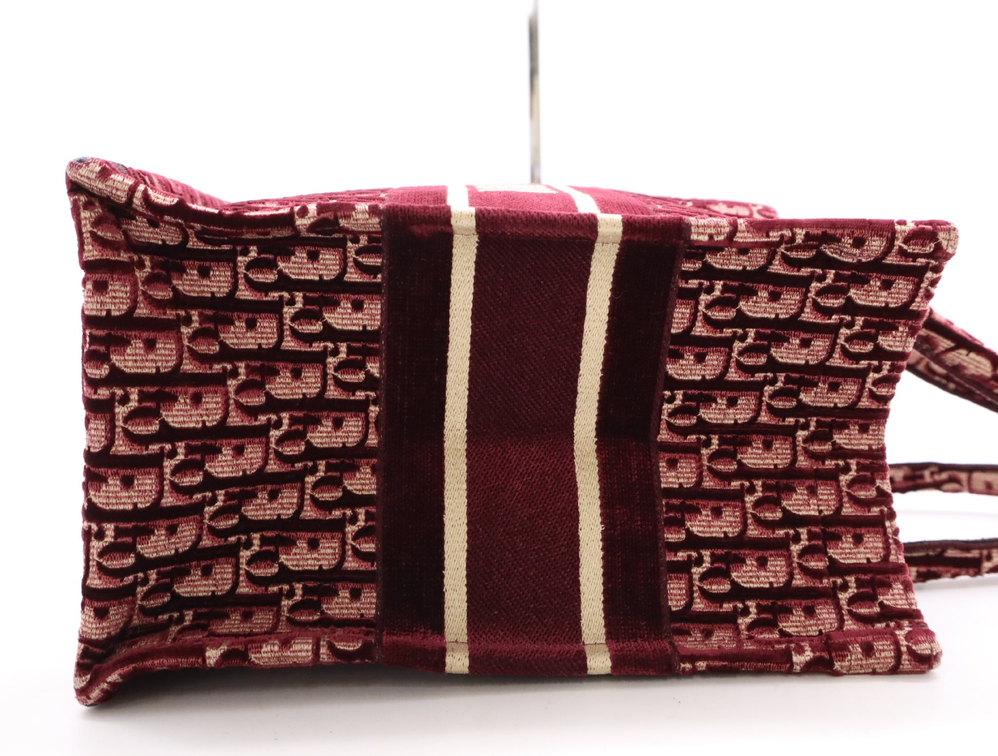Dior Book Tote Book Tote Oblique Embroidered Trotter Red Tote Bag